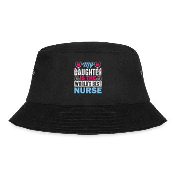 Physician Assistant Nurse Medical Practice Daughter - Bucket Hat - black - Front - Lela (165cm)