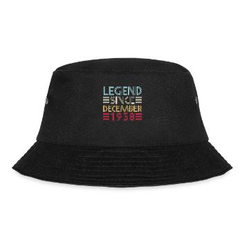 Legenden Geburtstag Dezember 1958 geboren Geschenk - Bucket Hat - Schwarz - Vorne - Lela (165cm)