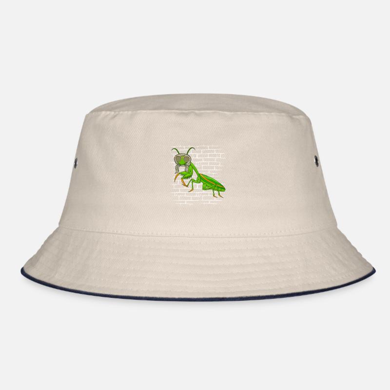 Mantis Gottesanbeterin Sonnenbrillenschal Bucket Hat