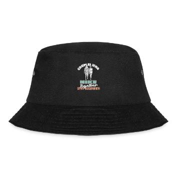 Wandern Wanderer Paar - Bucket Hat - Schwarz - Vorne - Lela (165cm)