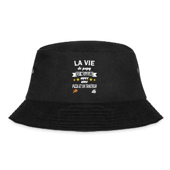 La vie de papy est meilleure t-shirt agriculteur - Bob - noir - Devant - Lela (165cm)