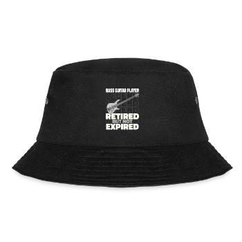 Bassist Bass Gitarre Basser Im Ruhestand - Bucket Hat - Schwarz - Vorne - Lela (165cm)
