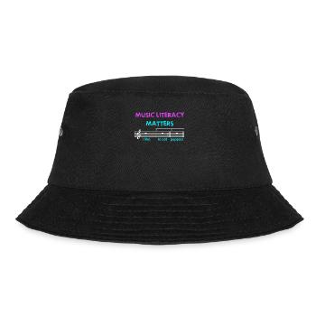 Music Literacy Matters, I Like To Eat Puppies - Bucket Hat - black - Front - Lela (165cm)