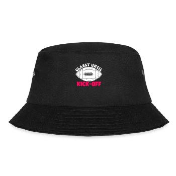 Stilvoll bis zum Anpfiff Spieltag American Football - Bucket Hat - Schwarz - Vorne - Lela (165cm)