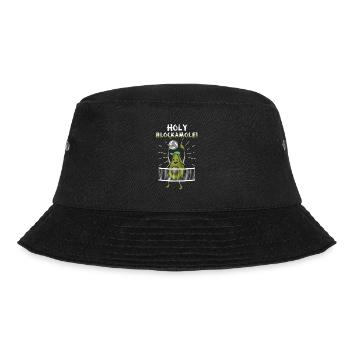 Holy Blockamole Volleyball Avocado - Bucket Hat - Schwarz - Vorne - Lela (165cm)