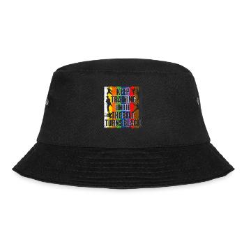 Keep Training Until The Belt Turns Black - Bucket Hat - black - Front - Lela (165cm)