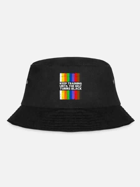 Keep Training Until The Belt Turns Black - Bucket Hat - black
