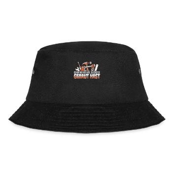 Rohrleitungsbauer Witzig - Bucket Hat - Schwarz - Vorne - Lela (165cm)