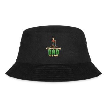 Hobbygärtner Garten Lustig Gärtnerischer Vater - Bucket Hat - Schwarz - Vorne - Lela (165cm)