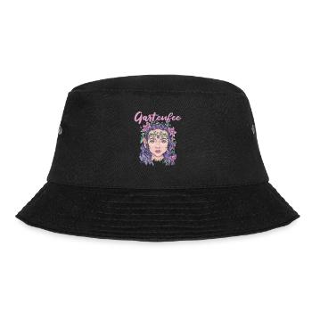 Hobbygärtner Garten - Bucket Hat - Schwarz - Vorne - Lela (165cm)