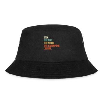 Hobbygärtner Garten Legende Gärtnerischer Vater - Bucket Hat - Schwarz - Vorne - Lela (165cm)