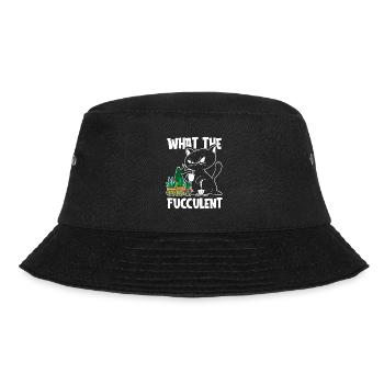 Hobbygärtner Garten Saftig Gartenkatze - Bucket Hat - Schwarz - Vorne - Lela (165cm)