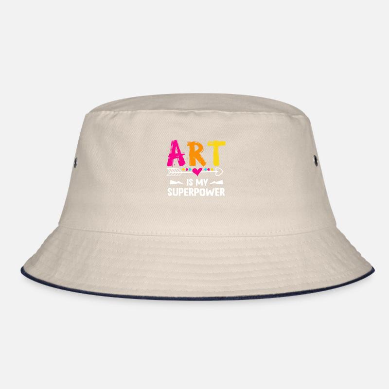 Kunst ist meine Superkraft Bucket Hat