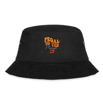Pedal zur Metallnähmaschine - Bucket Hat - Schwarz - Vorne - Lela (165cm)