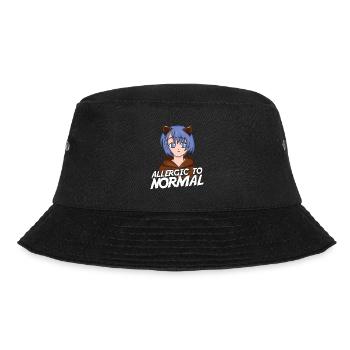 Furry Fandom Fursuits Witzig - Bucket Hat - Schwarz - Vorne - Lela (165cm)