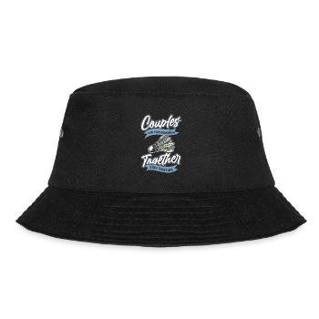 Badminton Federball Paar - Bucket Hat - Schwarz - Vorne - Lela (165cm)