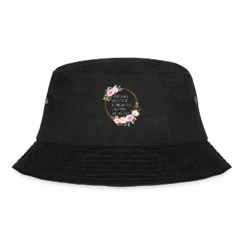 Wie eine Ninja-Hausfrau - Bucket Hat - Schwarz - Vorne - Lela (165cm)