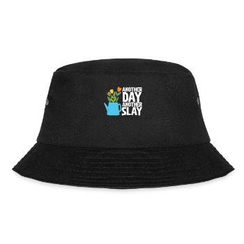 Ein anderer Tag, ein weiterer Slay, motivierend - Bucket Hat - Schwarz - Vorne - Lela (165cm)