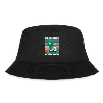 Zombie Halloween Coffee - Bucket Hat - black - Front - Lela (165cm)