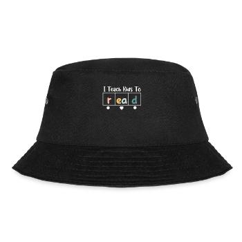 I Teach Kids To Read Science Teachers Reading - Bucket Hat - black - Front - Lela (165cm)