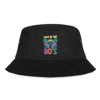 80's The 80s Music - Bucket Hat - black - Front - Lela (165cm)