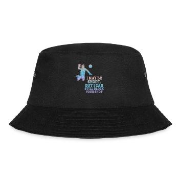 I Can Block Your Shot Beach Volleyball - Bucket Hat - black - Front - Lela (165cm)