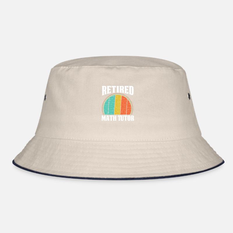Math Teacher Math Retired Teacher Bucket Hat