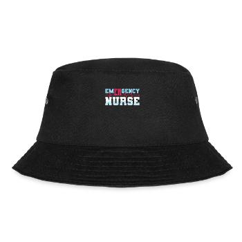 Nurse Emergency Nurse - Bucket Hat - black - Front - Lela (165cm)
