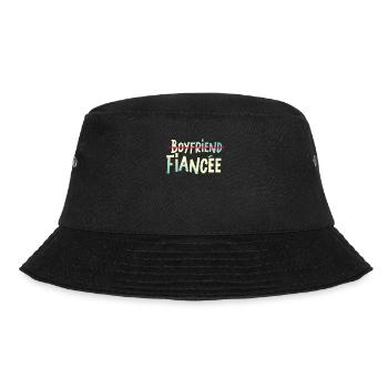 Couple Engagement Engaged Men Funny Fiancee - Bucket Hat - black - Front - Lela (165cm)