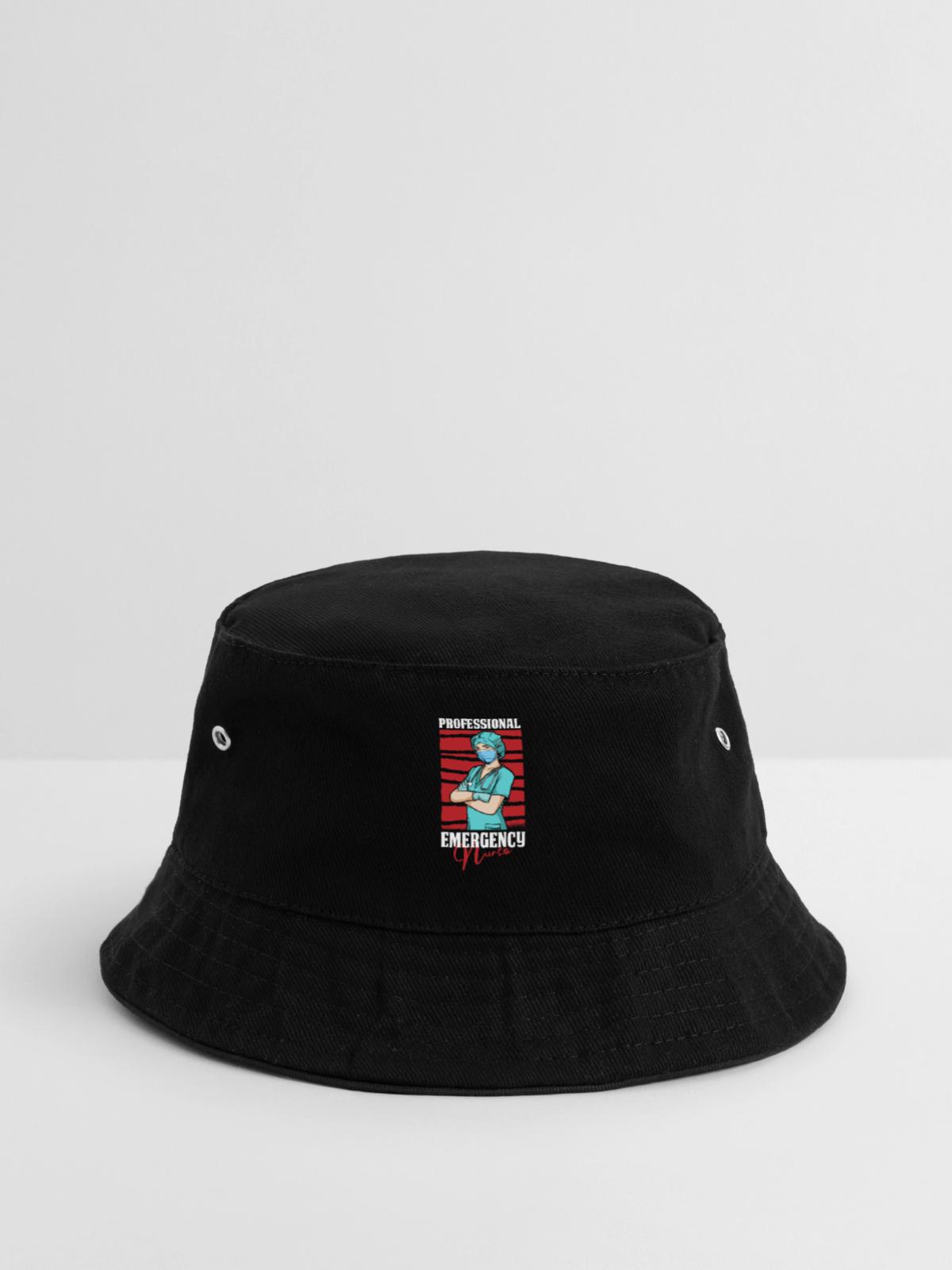 Krankenschwester Fachmann - Bucket Hat - Schwarz - Vorne