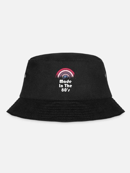 80er Die Musik der 80er Jahre - Bucket Hat - Schwarz