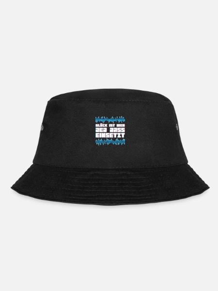 Techno Raver Lustig - Bucket Hat - Schwarz