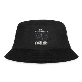 Je suis un professeur de mathématiques Bien sûr que j’ai des problèmes - Bob - noir - Devant - Lela (165cm)