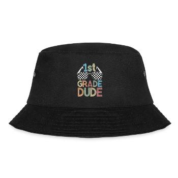 Kindergarten Teacher Funny Student 1st Graduation - Bucket Hat - black - Front - Lela (165cm)