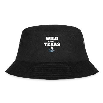 Wildflower Fields Wildflowers Bluebonnet - Bucket Hat - black - Front - Lela (165cm)