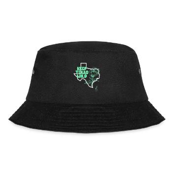Wildflower Fields Wildflowers Bluebonnet - Bucket Hat - black - Front - Lela (165cm)