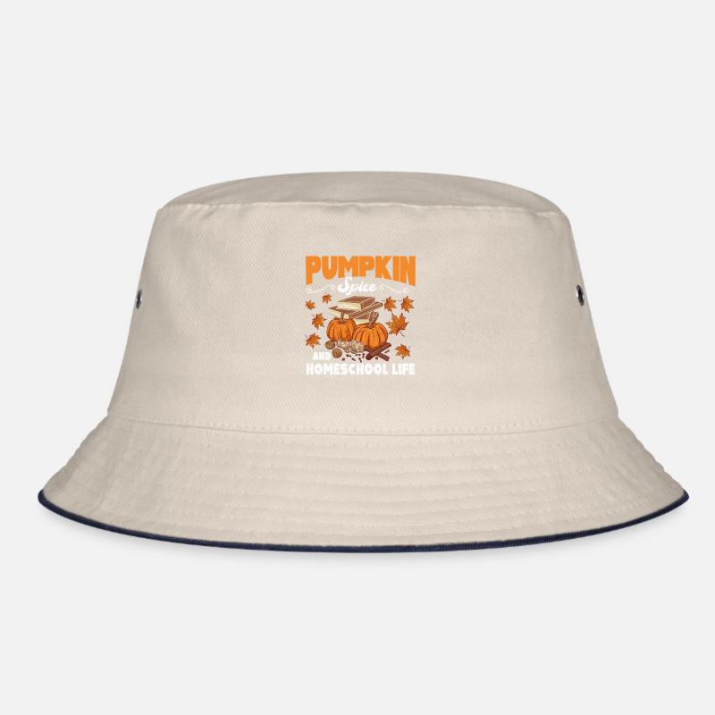 Pumpkin Spice And Homeschool Life Bucket Hat