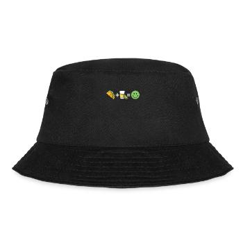 Tacos - Bucket Hat - Schwarz - Vorne - Lela (165cm)