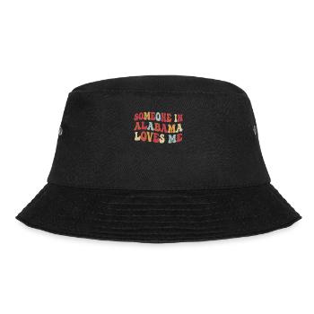 Jemand in Alabama liebt mich - Bucket Hat - Schwarz - Vorne - Lela (165cm)