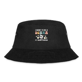 I Want To Be A Schwa Its Never Stressed - Bucket Hat - black - Front - Lela (165cm)