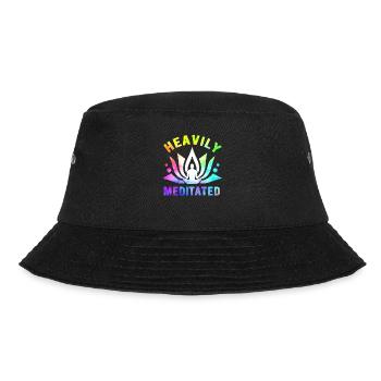 Stark meditiert - Bucket Hat - Schwarz - Vorne - Lela (165cm)