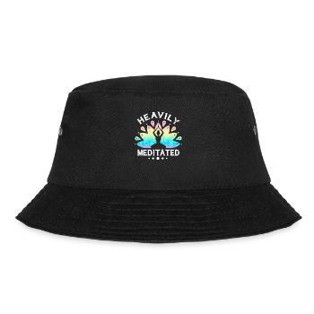 Stark meditiert - Bucket Hat - Schwarz - Vorne - Lela (165cm)