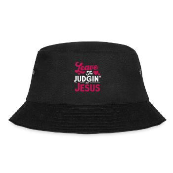 Überlassen Sie das Urteil Jesus - Bucket Hat - Schwarz - Vorne - Lela (165cm)