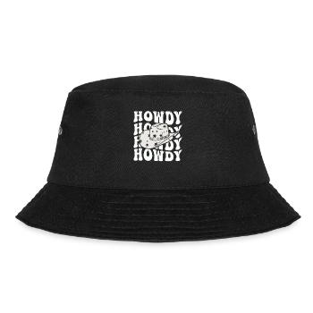 Western Country Texas Cowboyhut - Bucket Hat - Schwarz - Vorne - Lela (165cm)