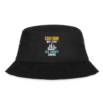 Sailor Meme Pirate Ship Ocean Sailing - Bucket Hat - black - Front - Lela (165cm)