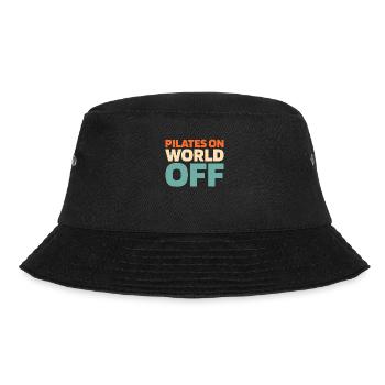 Pilates Pilates On World Off - Bucket Hat - Schwarz - Vorne - Lela (165cm)