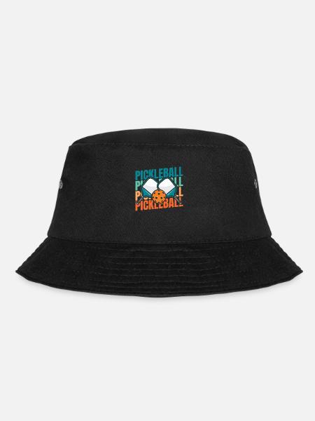 Pickleball - Bucket Hat - black