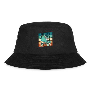 Rollschuhe Rollschuhlaufen - Bucket Hat - Schwarz - Vorne - Lela (165cm)