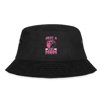 Bowling Bowlen Bowler Mutter Just A Bowling Mom - Bucket Hat - black - Front - Lela (165cm)