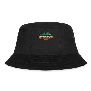 Queen Of The Laundry, Dishes And - Bucket Hat - black - Front - Lela (165cm)